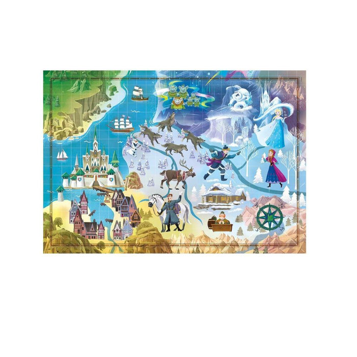 Puzzle Disney Frozen Story Maps 1000 Peças