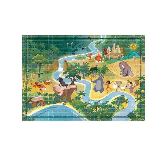 Puzzle Livro da Selva Disney Story Maps 1000 Peças