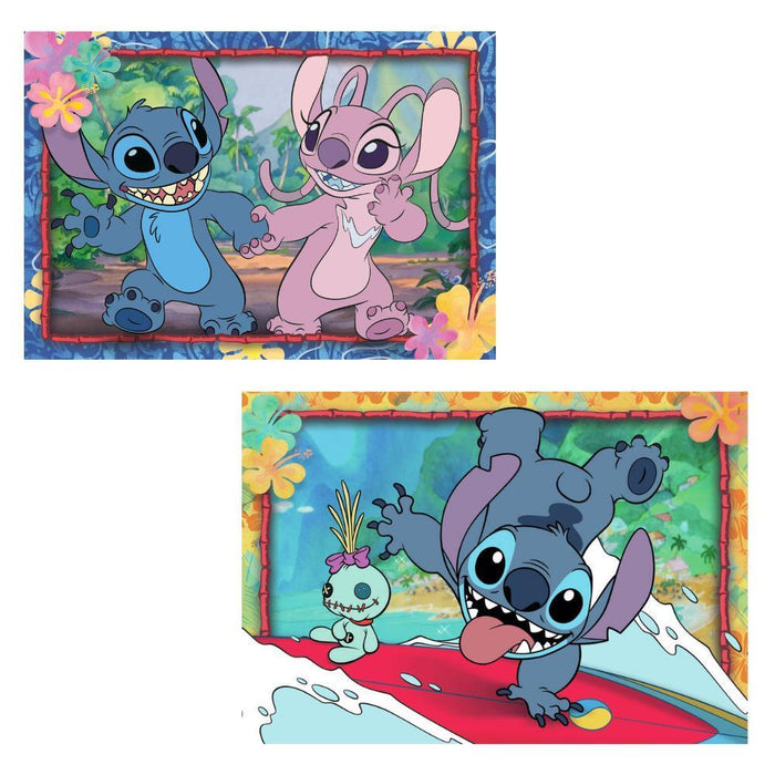 2 Puzzles Disney Stitch 20 Peças