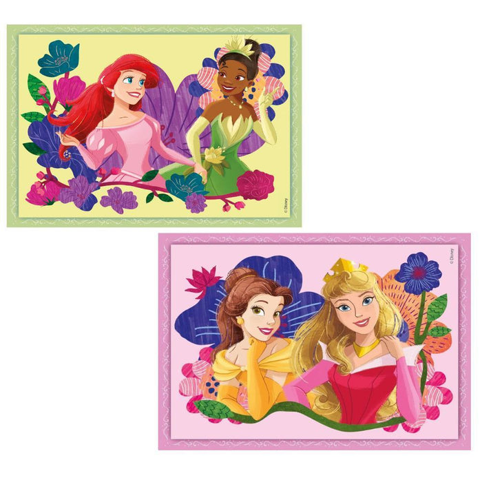 4 Puzzles Progressivos Princesas Disney 12 a 24 Peças