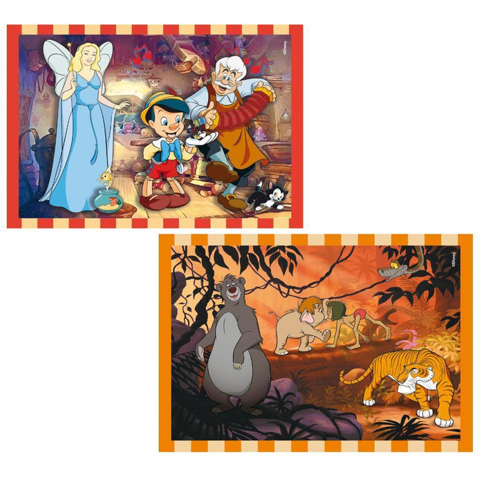 4 Puzzles Progressivos Disney Classics 12 a 24 Peças