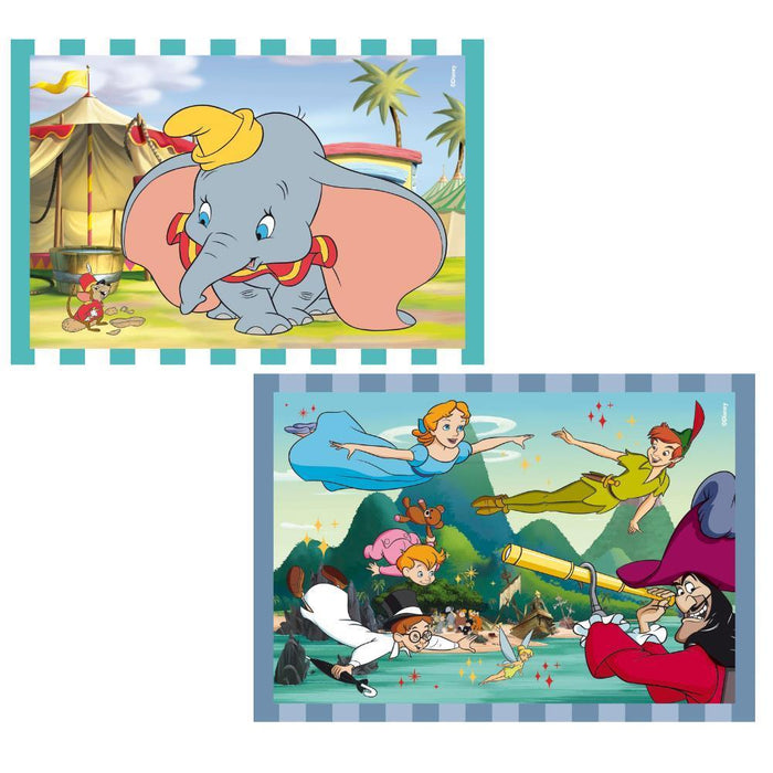 4 Puzzles Progressivos Disney Classics 12 a 24 Peças