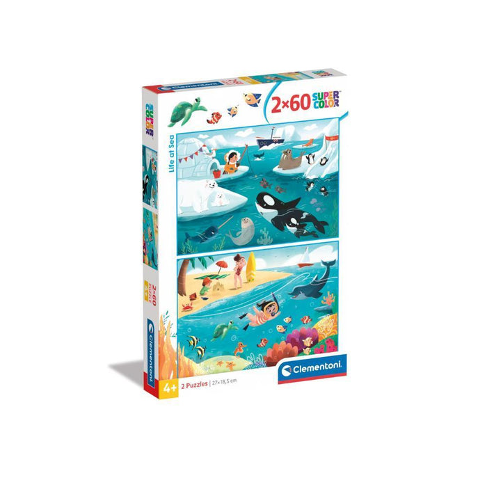 2 Puzzles Life at Sea 60 Peças