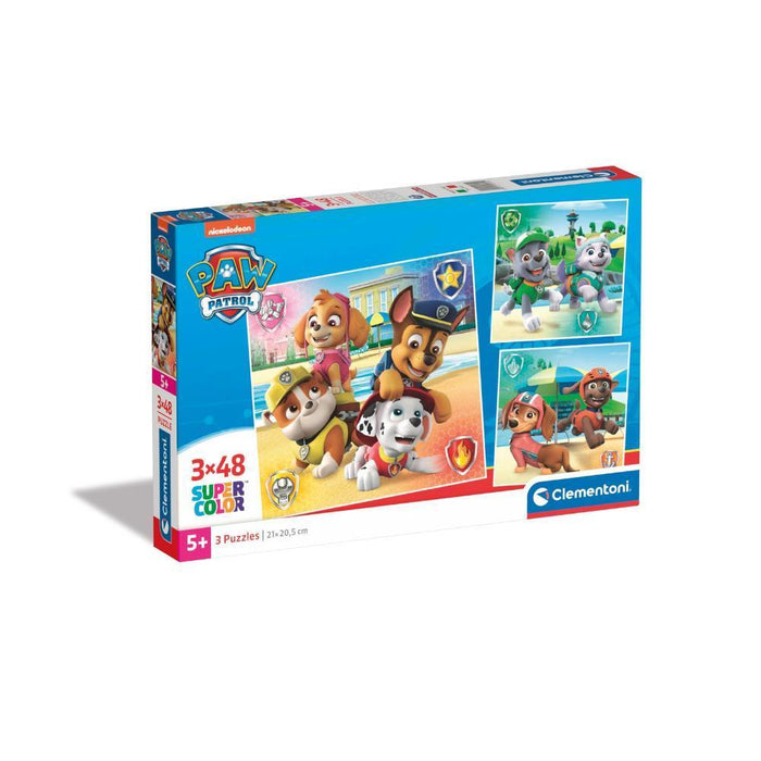 3 Puzzles Paw Patrol 48 Peças