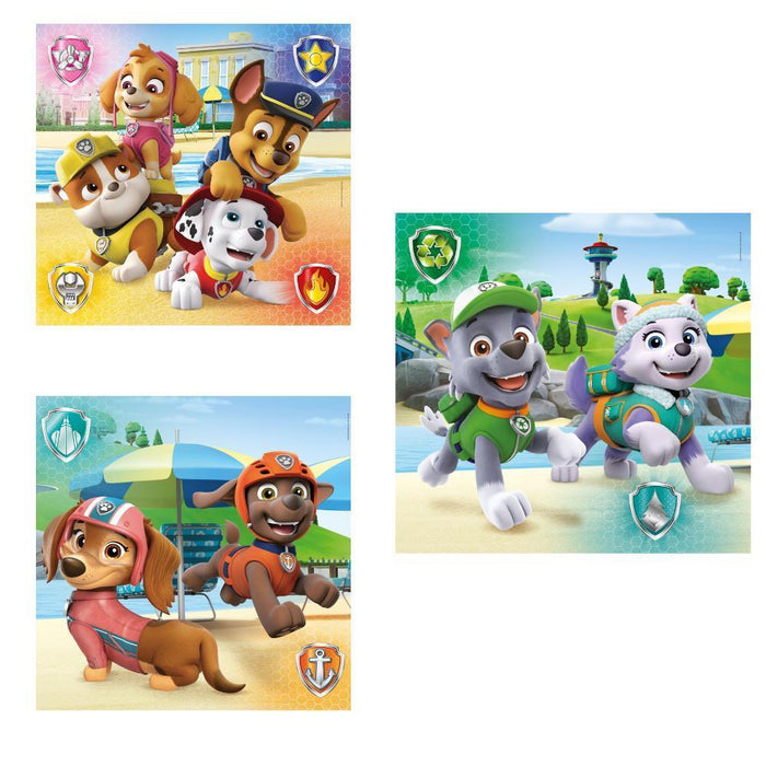 3 Puzzles Paw Patrol 48 Peças