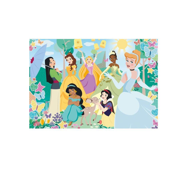 Puzzle Princesas Disney Glitter 104 Peças