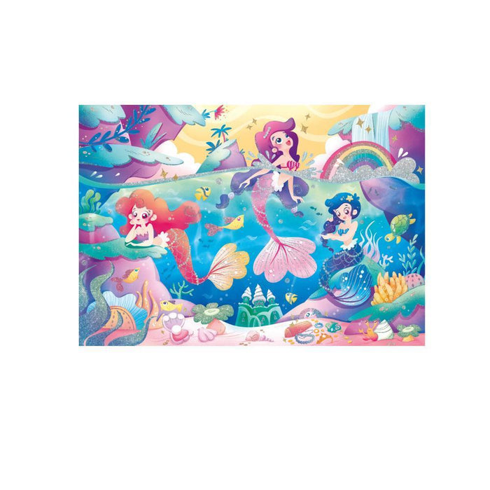 Puzzle Under the Sea Glitter 104 Peças