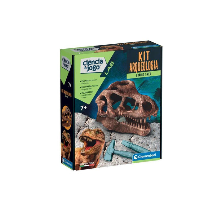 Kit de Arqueologia Crânio T-Rex