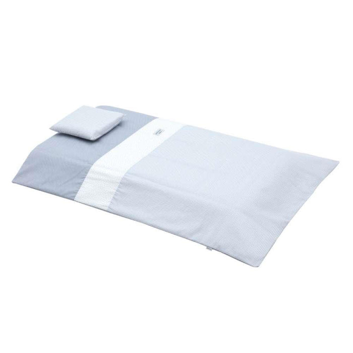 Conjunto de 3 Peças para Cama Vichy Celeste 100 x 140cm