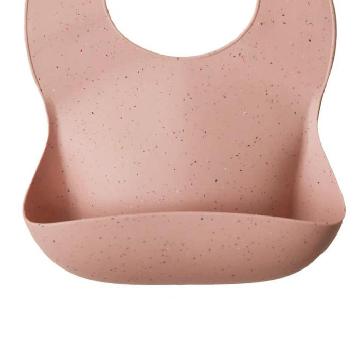 Babete em Silicone Peach Terrazo