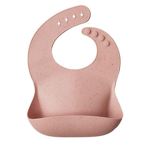 Babete em Silicone Peach Terrazo