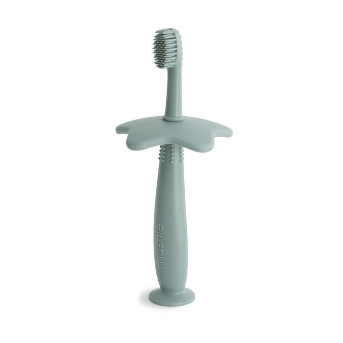Cambridge Blue Silicone Training Toothbrush