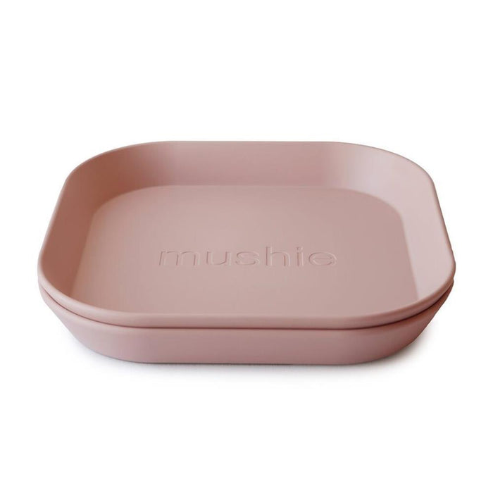 2 Pratos Quadrados Blush
