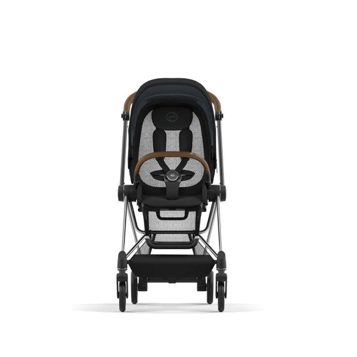 Cybex Mios Chasis y Asiento Cromado Marrón