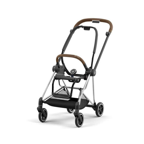 Cybex Mios Chasis y Asiento Cromado Marrón