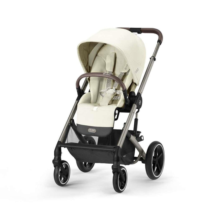 Carrinho Cybex Balios S Lux TPE Seashell Beige - Chassis Taupe