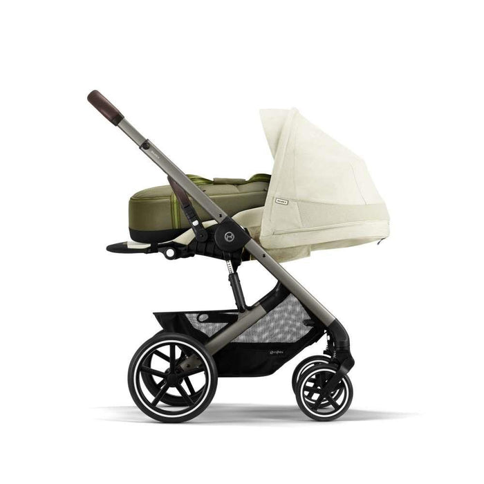 Carrinho Cybex Balios S Lux TPE Seashell Beige - Chassis Taupe