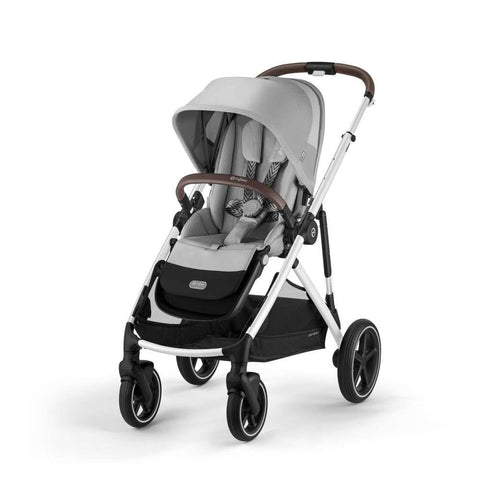 Carrinho Cybex Gazelle S SLV Lava Grey - Chassis Prateado