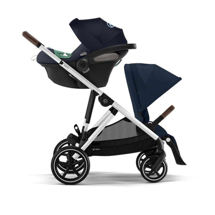 Cochecito Cybex Gazelle S SLV Ocean Blue - Chasis plateado