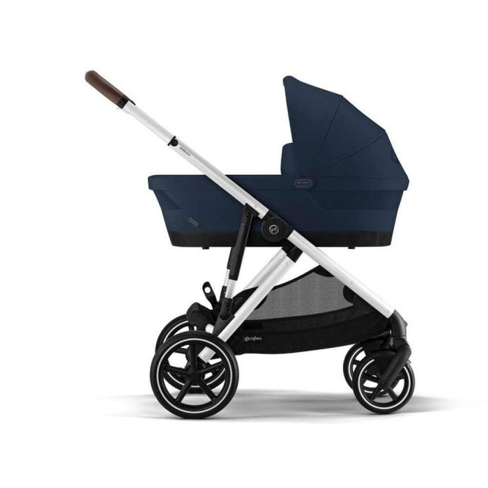 Carrinho Cybex Gazelle S SLV Ocean Blue - Chassis Prateado