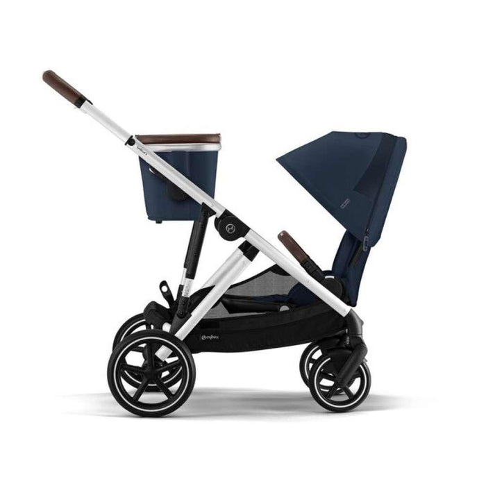 Carrinho Cybex Gazelle S SLV Ocean Blue - Chassis Prateado