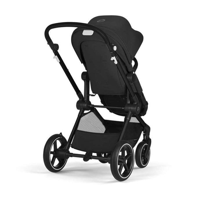 Carrinho Cybex Eos Lux 2 em 1 BLK Moon Black - Chassis Preto