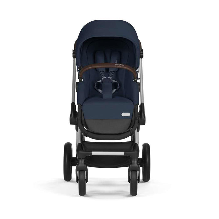 Carrinho Cybex Eos Lux 2 em 1 SLV Ocean Blue - Chassis Prateado