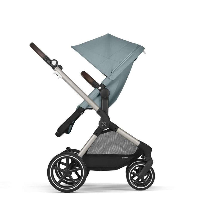 Carrinho Cybex Eos Lux 2 em 1 TPE Sky Blue - Chassis Taupe