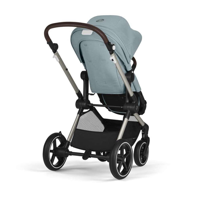 Carrinho Cybex Eos Lux 2 em 1 TPE Sky Blue - Chassis Taupe