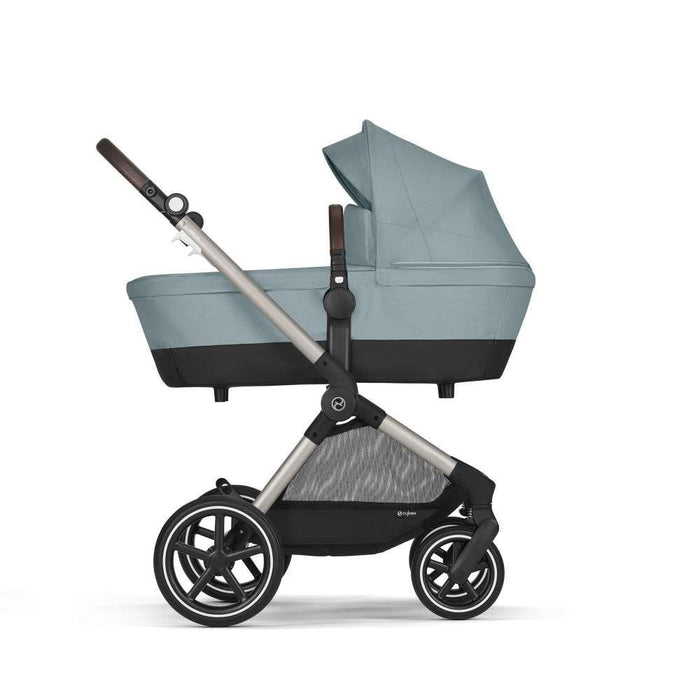 Carrinho Cybex Eos Lux 2 em 1 TPE Sky Blue - Chassis Taupe