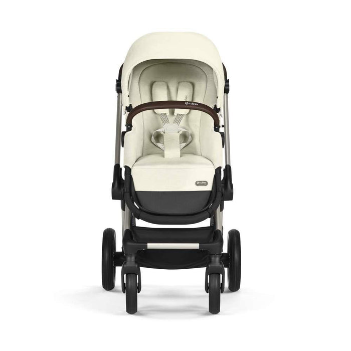 Cybex Eos Lux 2 in 1 TPE Seashell Beige Stroller - Taupe Chassis