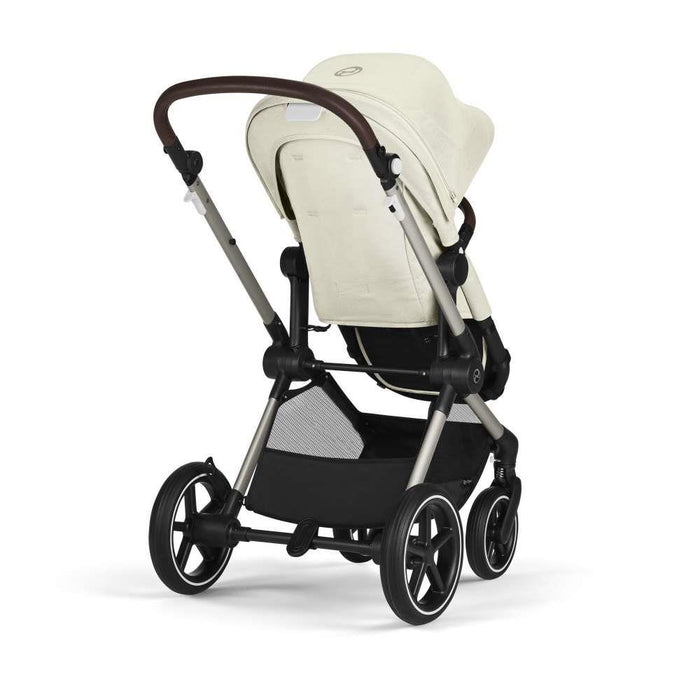 Cybex Eos Lux 2 in 1 TPE Seashell Beige Stroller - Taupe Chassis