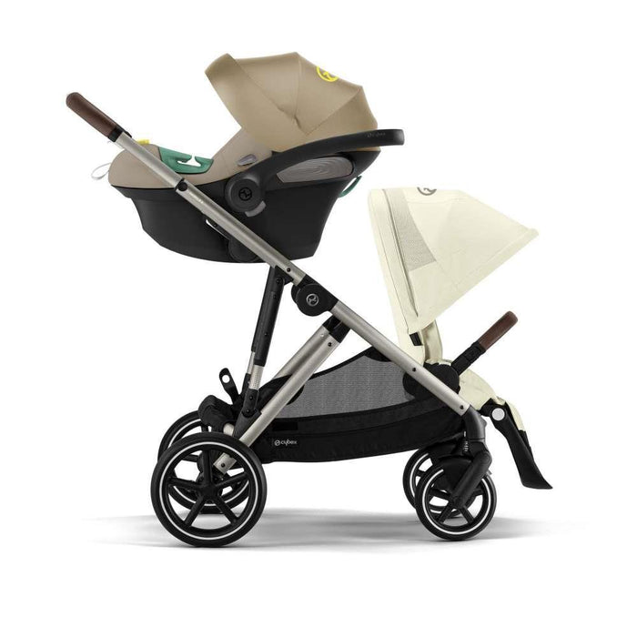 Carrinho Cybex Gazelle S TPE Seashell Beige - Chassis Taupe