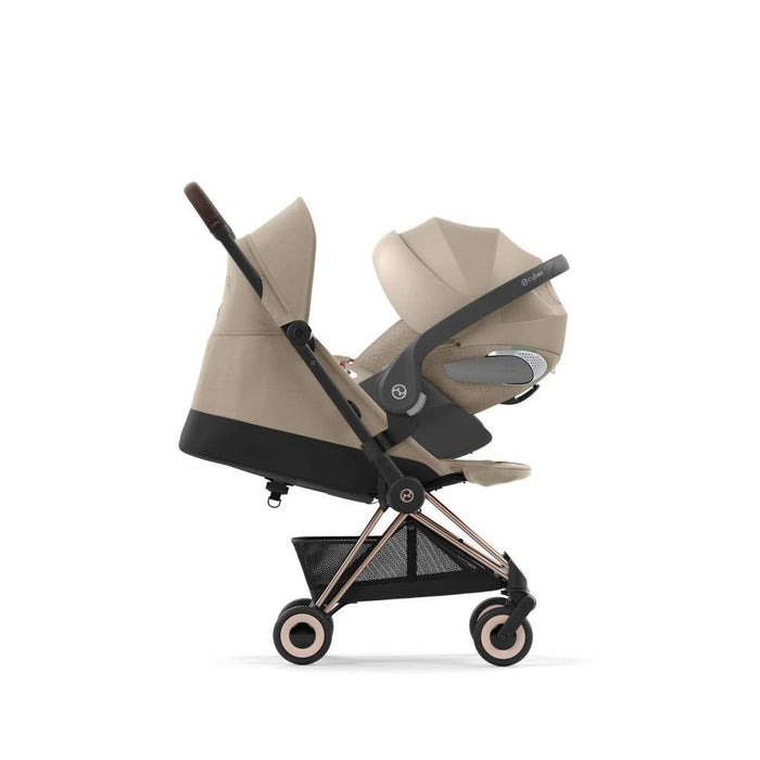 Carrinho Cybex Coya Rosegold Cozy Beige