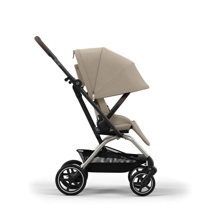 Carrinho Cybex Eezy S Twist+2 TPE Almond Beige - Chassis Taupe