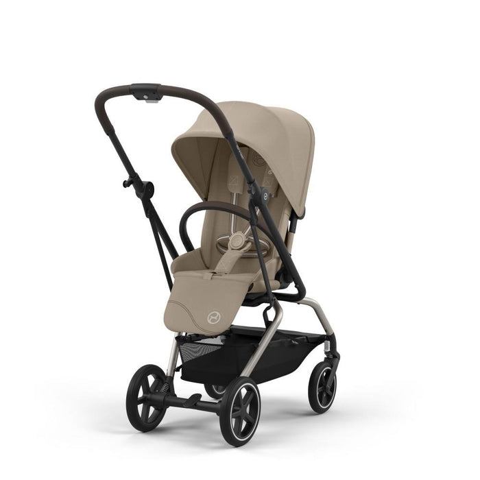 Carrinho Cybex Eezy S Twist+2 TPE Almond Beige - Chassis Taupe