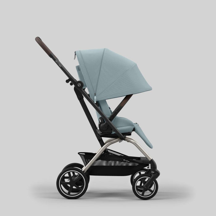 Carrinho Cybex Eezy S Twist+2 TPE Stormy Blue - Chassis Taupe