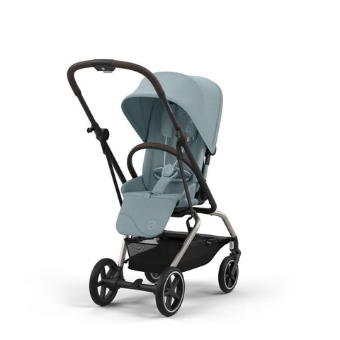 Carrinho Cybex Eezy S Twist+2 TPE Stormy Blue - Chassis Taupe