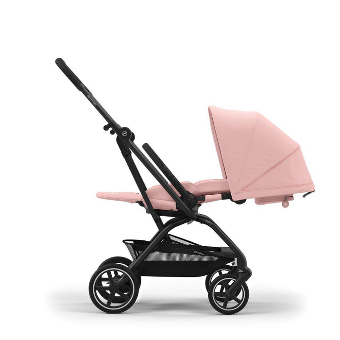 Carrinho Cybex Eezy S Twist +2 BLK Candy Pink - Chassis Preto