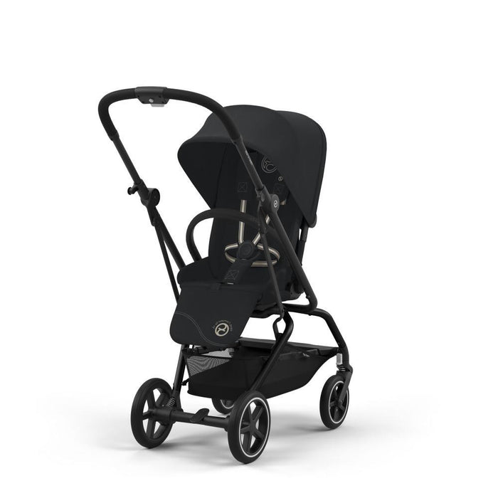 Carrinho Cybex Eezy S Twist +2 BLK Magic Black - Chassis Preto