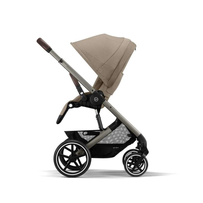 Carrinho Cybex Balios S Lux TPE Almond Beige - Chassis Taupe