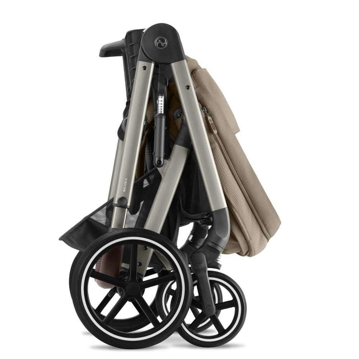 Carrinho Cybex Balios S Lux TPE Almond Beige - Chassis Taupe