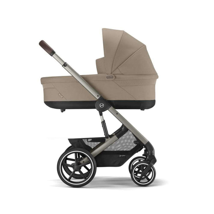 Carrinho Cybex Balios S Lux TPE Almond Beige - Chassis Taupe