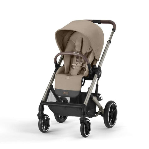 Carrinho Cybex Balios S Lux TPE Almond Beige - Chassis Taupe