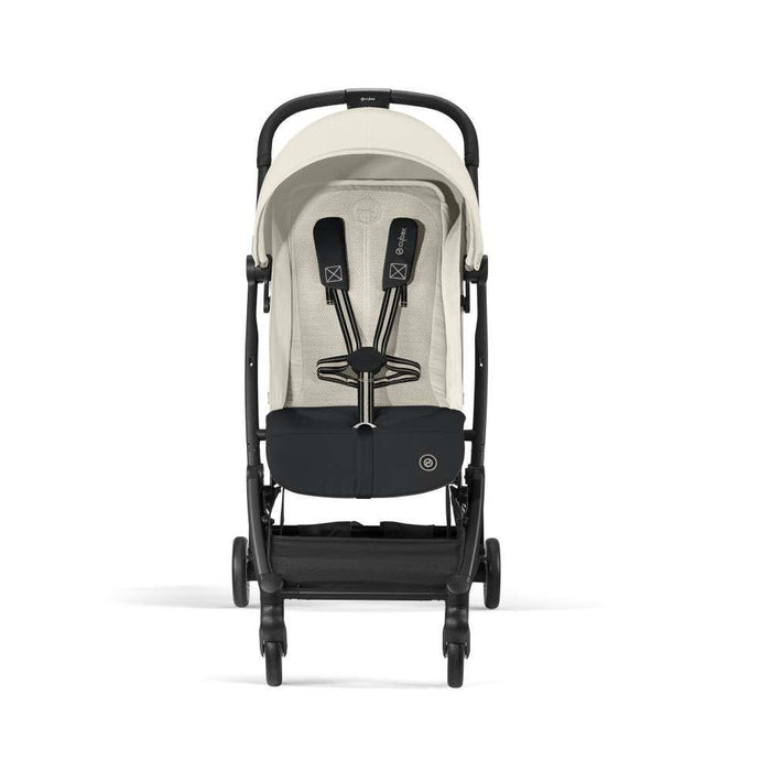 Carrinho Cybex Orfeo Black Canvas White - Chassis Preto