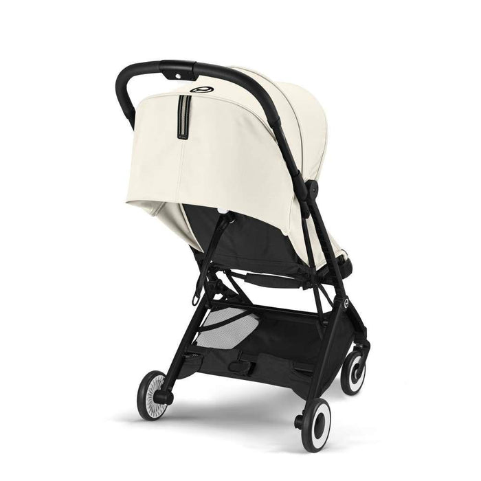 Carrinho Cybex Orfeo Black Canvas White - Chassis Preto