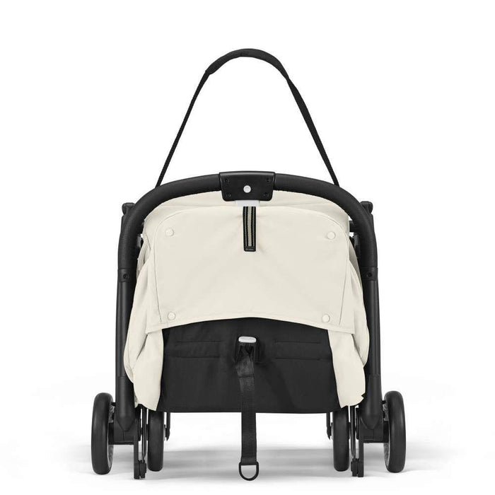 Carrinho Cybex Orfeo Black Canvas White - Chassis Preto