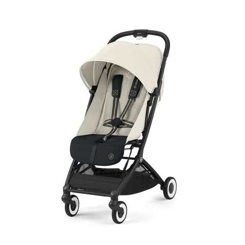 Carrinho Orfeo Black Canvas White - Chassis Preto