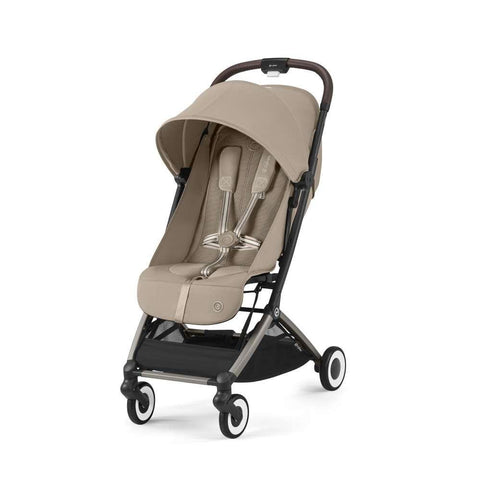 Carrinho Cybex Orfeo TPE Almond Beige - Chassis Taupe