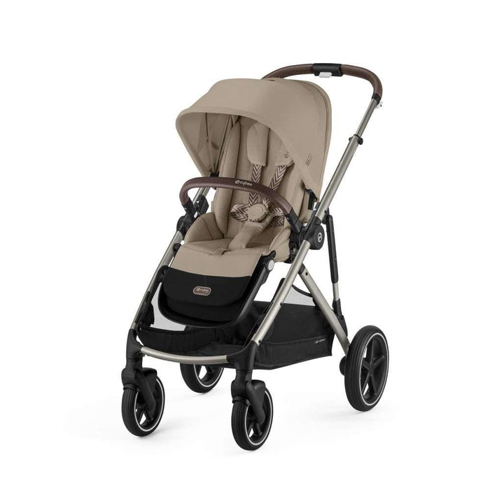 Cybex Gazelle S TPE Stroller Almond Beige - Taupe Chassis